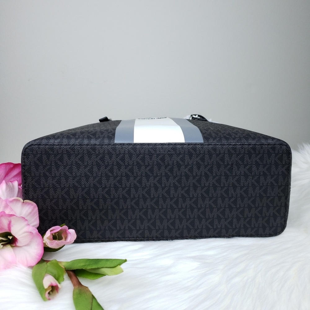🌺NWT Michael Kors MD Carryall Tote Bag Black MK - Picture 5 of 8